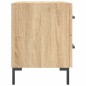 vidaXL Mesita de noche madera de ingeniería roble Sonoma 40x35x47,5 cm vidaXL Mesita de noche madera de ingeniería roble Sonoma 40x35x47,5 cm