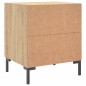 vidaXL Mesita de noche madera de ingeniería roble Sonoma 40x35x47,5 cm vidaXL Mesita de noche madera de ingeniería roble Sonoma 40x35x47,5 cm