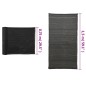 vidaXL Red de privacidad HDPE negro 1,5x10 m 150 g/m² vidaXL Red de privacidad HDPE negro 1,5x10 m 150 g/m²