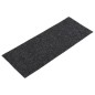 vidaXL Alfombrilla autoadhesiva escalera 15 uds negro 60x25 cm vidaXL Alfombrilla autoadhesiva escalera 15 uds negro 60x25 cm
