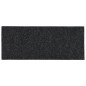 vidaXL Alfombrilla autoadhesiva escalera 15 uds negro 60x25 cm vidaXL Alfombrilla autoadhesiva escalera 15 uds negro 60x25 cm