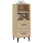 vidaXL Aparador madera contrachapada color roble Sonoma 34,5x34x90 cm vidaXL Aparador madera contrachapada color roble Sonoma 34,5x34x90 cm