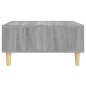 vidaXL Mesa de centro madera de ingeniería gris Sonoma 60x60x30 cm