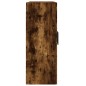 vidaXL Armario de pared madera ingeniería roble ahumado 69,5x34x90 cm