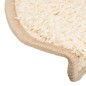 vidaXL Alfombras de peldaños de escalera 15 uds crema 65x21x4 cm vidaXL Alfombras de peldaños de escalera 15 uds crema 65x21x4 cm