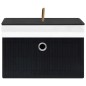 vidaXL Cajas de almacenamiento de bambú 4 unidades negro vidaXL Cajas de almacenamiento de bambú 4 unidades negro