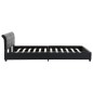 vidaXL Estructura de cama de cuero sintético negro 160x200 cm vidaXL Estructura de cama de cuero sintético negro 160x200 cm
