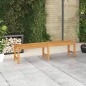 vidaXL Banco de jardín de madera maciza de teca 180 cm vidaXL Banco de jardín de madera maciza de teca 180 cm