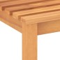 vidaXL Banco de jardín de madera maciza de teca 180 cm vidaXL Banco de jardín de madera maciza de teca 180 cm