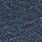 vidaXL Alfombra trenzada reversible yute azul marino y natural 150 cm