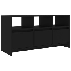 vidaXL Mueble para TV madera contrachapada negro 102x37,5x52,5 cm