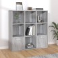 vidaXL Estantería color gris Sonoma 98x30x98 cm vidaXL Estantería color gris Sonoma 98x30x98 cm