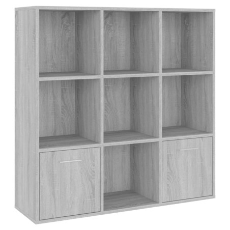 vidaXL Estantería color gris Sonoma 98x30x98 cm