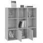 vidaXL Estantería color gris Sonoma 98x30x98 cm vidaXL Estantería color gris Sonoma 98x30x98 cm