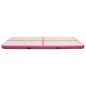 vidaXL Esterilla inflable de gimnasia con bomba PVC rosa 300x100x20 cm vidaXL Esterilla inflable de gimnasia con bomba PVC rosa 300x100x20 cm