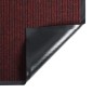 vidaXL Felpudo de rayas rojo 60x80 cm vidaXL Felpudo de rayas rojo 60x80 cm
