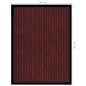vidaXL Felpudo de rayas rojo 60x80 cm vidaXL Felpudo de rayas rojo 60x80 cm