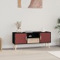 vidaXL Mueble de TV con puertas madera contrachapada 105x30x45 cm