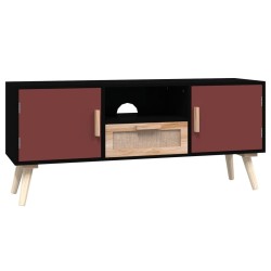 vidaXL Mueble de TV con puertas madera contrachapada 105x30x45 cm