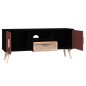 vidaXL Mueble de TV con puertas madera contrachapada 105x30x45 cm