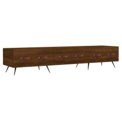 vidaXL Mueble de TV madera de ingeniería roble marrón 150x36x30 cm