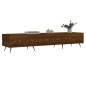 vidaXL Mueble de TV madera de ingeniería roble marrón 150x36x30 cm