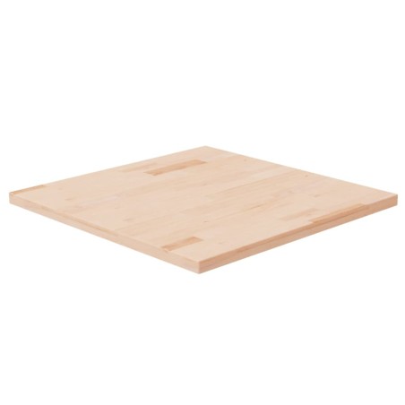 vidaXL Tablero de mesa cuadrada madera de roble sin tratar 60x60x2,5cm