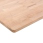 vidaXL Tablero de mesa cuadrada madera de roble sin tratar 60x60x2,5cm