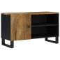 vidaXL Mueble de TV madera mango y madera contrachapada 80x33x46 cm vidaXL Mueble de TV madera mango y madera contrachapada 80x33x46 cm