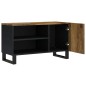 vidaXL Mueble de TV madera mango y madera contrachapada 80x33x46 cm vidaXL Mueble de TV madera mango y madera contrachapada 80x33x46 cm
