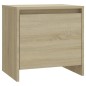 vidaXL Mesita de noche madera ingeniería roble Sonoma 45x34,5x44,5 cm