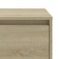 vidaXL Mesita de noche madera ingeniería roble Sonoma 45x34,5x44,5 cm