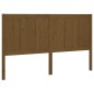 vidaXL Cabecero de cama madera maciza pino marrón miel 145,5x4x100 cm vidaXL Cabecero de cama madera maciza pino marrón miel 145,5x4x100 cm