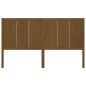 vidaXL Cabecero de cama madera maciza pino marrón miel 145,5x4x100 cm vidaXL Cabecero de cama madera maciza pino marrón miel 145,5x4x100 cm