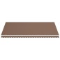 vidaXL Tela de repuesto para toldo marrón 6x3,5 m vidaXL Tela de repuesto para toldo marrón 6x3,5 m