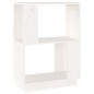 vidaXL Estantería/divisor de espacios madera pino blanco 51x25x70 cm vidaXL Estantería/divisor de espacios madera pino blanco 51x25x70 cm