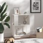 vidaXL Estantería/divisor de espacios madera pino blanco 51x25x70 cm vidaXL Estantería/divisor de espacios madera pino blanco 51x25x70 cm