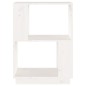 vidaXL Estantería/divisor de espacios madera pino blanco 51x25x70 cm vidaXL Estantería/divisor de espacios madera pino blanco 51x25x70 cm