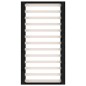 vidaXL Estructura cama doble pequeña madera maciza negro 120x190 cm