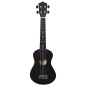 vidaXL Set de ukelele soprano con funda para niños negro 23" vidaXL Set de ukelele soprano con funda para niños negro 23"