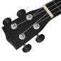 vidaXL Set de ukelele soprano con funda para niños negro 23" vidaXL Set de ukelele soprano con funda para niños negro 23"