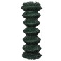 vidaXL Valla de tela metálica acero verde 1x15 m vidaXL Valla de tela metálica acero verde 1x15 m