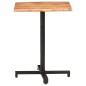 vidaXL Mesa de bistró borde natural madera maciza acacia 60x60x75 cm vidaXL Mesa de bistró borde natural madera maciza acacia 60x60x75 cm