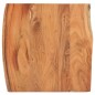 vidaXL Mesa de bistró borde natural madera maciza acacia 60x60x75 cm vidaXL Mesa de bistró borde natural madera maciza acacia 60x60x75 cm