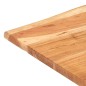 vidaXL Mesa de bistró borde natural madera maciza acacia 60x60x75 cm vidaXL Mesa de bistró borde natural madera maciza acacia 60x60x75 cm