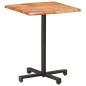 vidaXL Mesa de bistró borde natural madera maciza acacia 60x60x75 cm vidaXL Mesa de bistró borde natural madera maciza acacia 60x60x75 cm