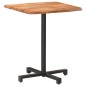 vidaXL Mesa de bistró borde natural madera maciza acacia 60x60x75 cm vidaXL Mesa de bistró borde natural madera maciza acacia 60x60x75 cm