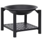vidaXL Brasero con atizador acero 54x54x55 cm vidaXL Brasero con atizador acero 54x54x55 cm