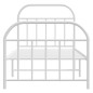 vidaXL Estructura cama metal con cabecero y pie cama blanca 80x200 cm vidaXL Estructura cama metal con cabecero y pie cama blanca 80x200 cm
