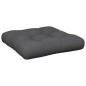 vidaXL Cojín para muebles de palets tela gris 50x50x12 cm vidaXL Cojín para muebles de palets tela gris 50x50x12 cm